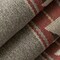 Caliente - Red & Burgundy Abstract & Geometric,Global,Southwestern,Stripe Upholstery Fabric 54 Inches"